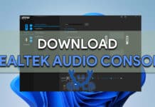 Download realtek audio console