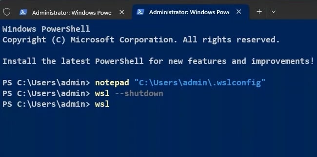 solve high Vmmem memory and CPU usage