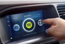 Spotify’s in-car music player