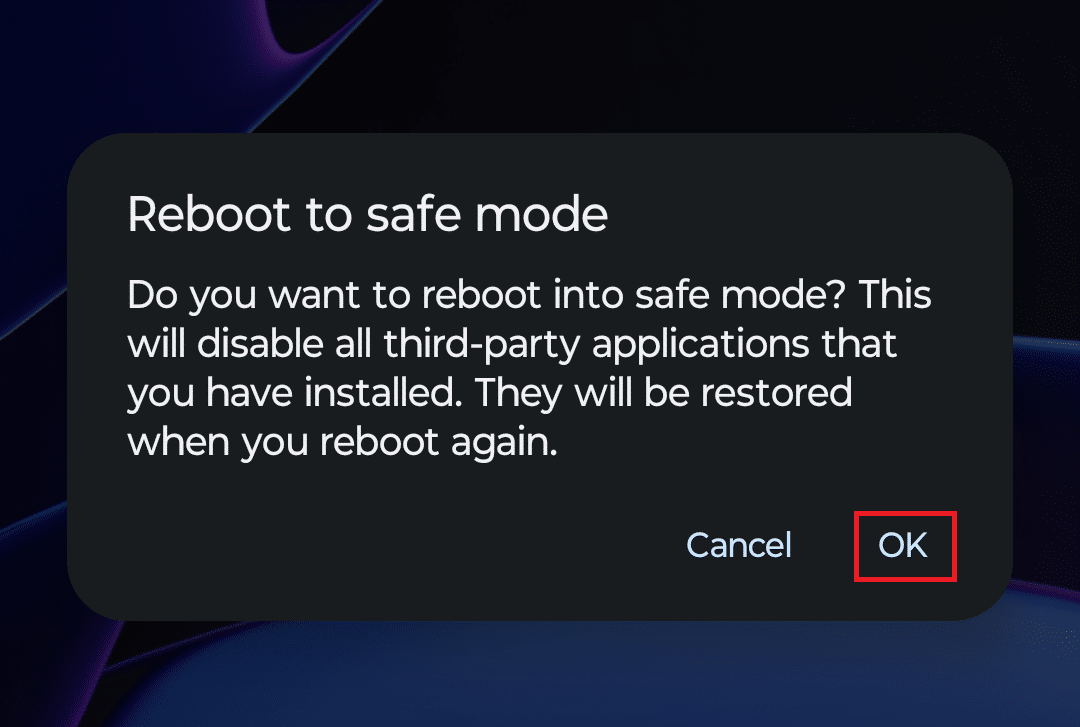 Reboot To Safe Mode