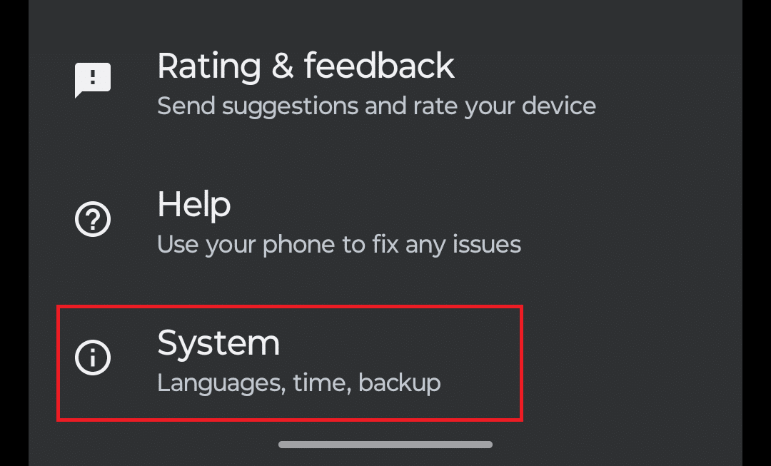 System Settings